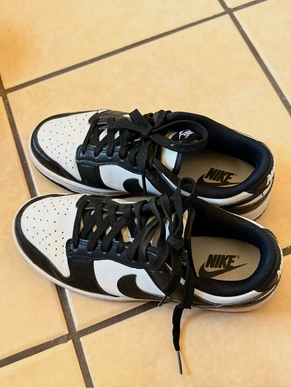 Nike Men’s/womens Black/White Low-Top Sneakers